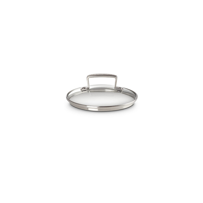 Скляна кришка Le Creuset 16 см з ручкою з нержавіючої сталі для алюмінієвого та чавунного посуду