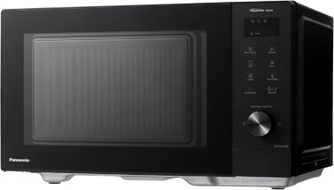 Мікрохвильова піч Panasonic NN-GD35HBGTG з грилем та функцією пару (23 л, 1000 Вт, чорна) - Комбінована мікрохвильова піч з піца-панеллю