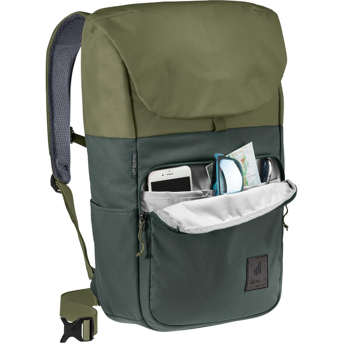 Міський рюкзак Deuter UP Sydney 22 л, екологічний, Ivy-khaki