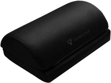 Ігрове крісло ThunderX3 CORE Modern, ергономічне, з регульованою спинкою, підтримкою попереку, підголівником з Memory Foam, підставкою для ніг, екошкіра, синє