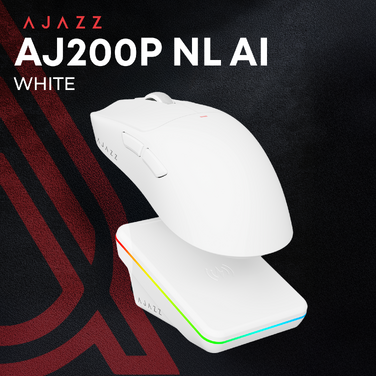Бездротова миша Ajazz AJ200P Near Link AI MC White (AJ200P-NL-AI-MC-W)