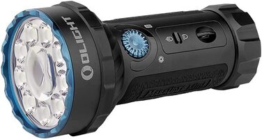 Ліхтар OLIGHT Marauder Mini LED, 7000 люмен, 600 м, перезаряджуваний, з дальносвітлом і розсіяним світлом, 3 кольори LED, датчик відстані, для активного відпочинку, чорний