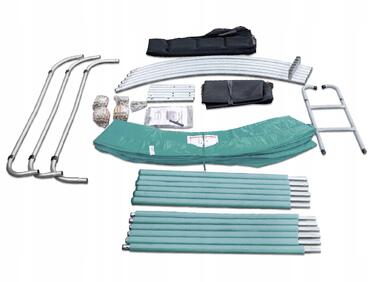 Батут із захисною сіткою FIT-NET 374 см FT 12 (365-374 см)