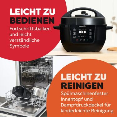 Мультиварка Instant Pot 5.7L 7-в-1: мультикухня, сковорода, рисоварка, йогуртниця, пароварка, підігрівач їжі