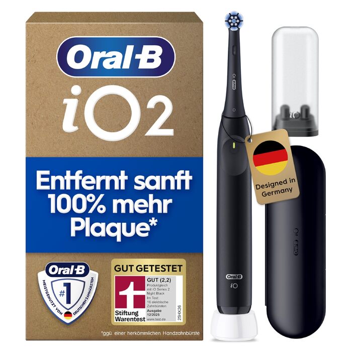 Електрична зубна щітка Oral-B iO Series 2, Night Black (1 щітка в комплекті)