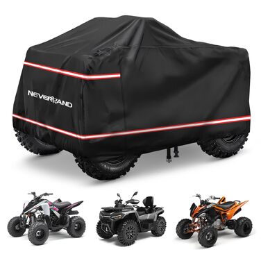 Водонепроникний чохол для квадроцикла NEVERLAND Quad ATV XXXL (256 x 110 x 120 см), чорно-сріблястий