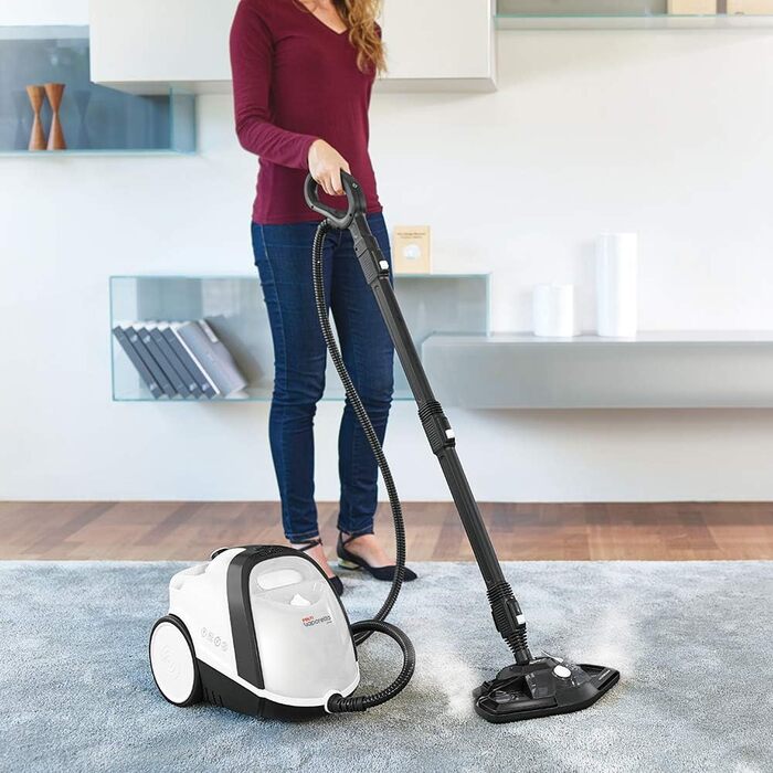 Парова швабра Polti Vaporetto Smart 120 з високотисковим бойлером, 4 бар, знищує 99,99% вірусів, мікробів і бактерій, 14 насадок