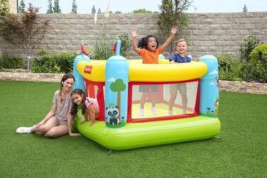 Надувний батут Bestway Fisher-Price Bouncetastic 175x173x135 см для дітей