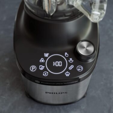 Блендер Philips Series 7000 ProBlend Ultra 1500 Вт, 2 л, для смузі та супів, керований додатком HomeID, HR3760/10