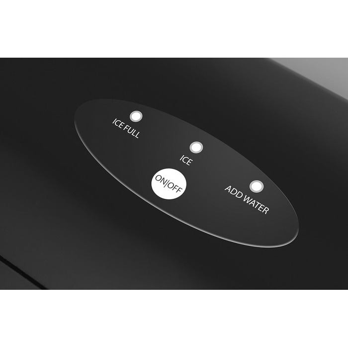 Льодогенератор CASO IceMaster Ecostyle-Design, 12 кг льоду за 24 години, 1,7 л резервуар, автоматичне вимкнення, швидке приготування льоду 6-13 хв