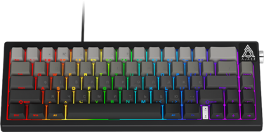 Дротова механічна клавіатура Ajazz AK650 Day Dream switches Gradient Black Grey (AK650-DD-BG)
