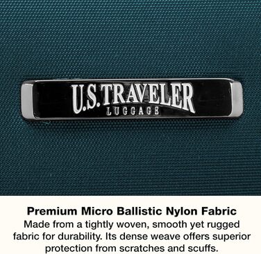 Набір валіз U.S. Traveler Anzio Softside Spinner 3-Piece (22/26/30) блакитно-зелений