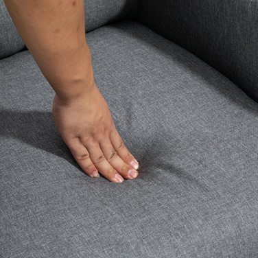 HOMCOM Recliner, Телевізор з функцією відкидання, Крісло для телевізора з білизною, М'яке крісло з пружинами-кишенями, Крісло вантажопідйомністю до 150 кг для вітальні, Grey