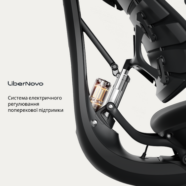 Крісло офісне ергономічне LiberNovo Omni Pro Graphite 48 см