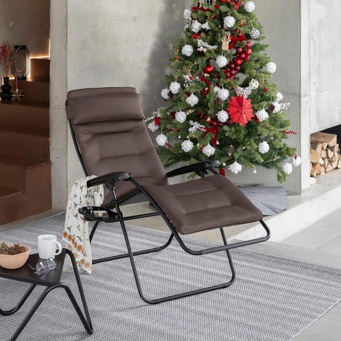 Крісло-релаксатор Lafuma Mobilier Zero Gravity з AirComfort® (чорний) - 5 років гарантії