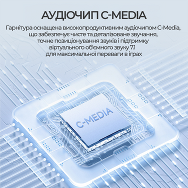 Бездротова ігрова гарнітура Ajazz AHM10 Max Black (AHM10-MAX-B)