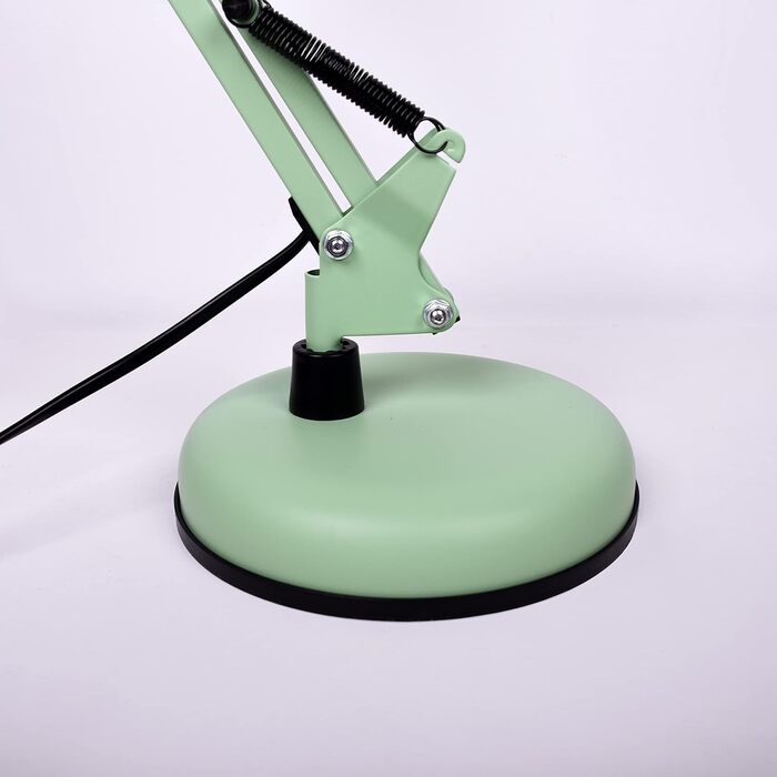Настільна лампа Bel Air Home Antigona Flexo LED, ретро-вінтаж, E27, USB, металева, жовта, матова, енергозберігаюча, для офісу, спальні, читання (без лампочки)