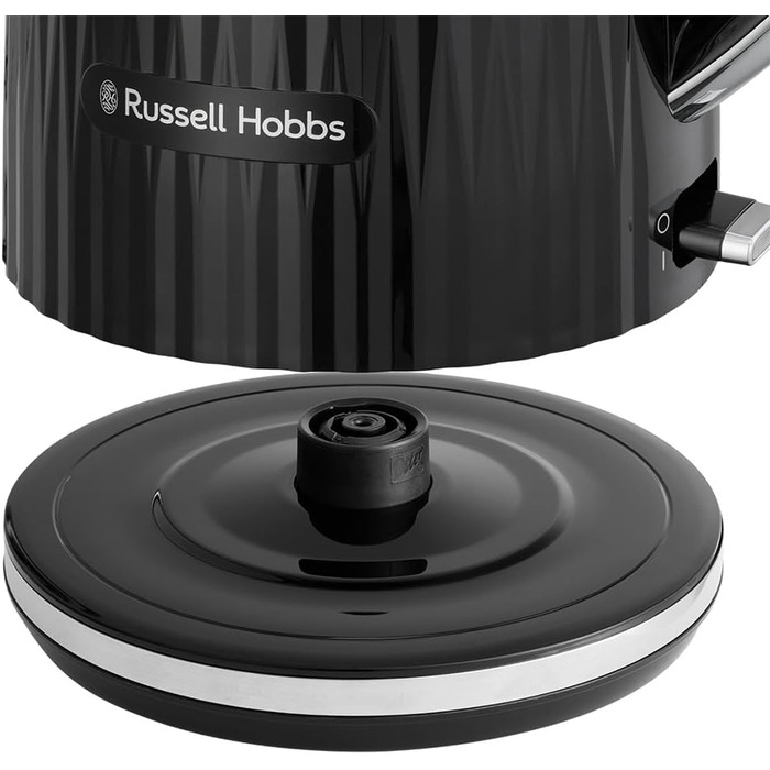 Електричний чайник Russell Hobbs Eden 1.7л 2400W, колір малиновий (Himbeere), нержавіюча сталь, з фільтром від накипу та індикатором рівня води, модель 27362-70