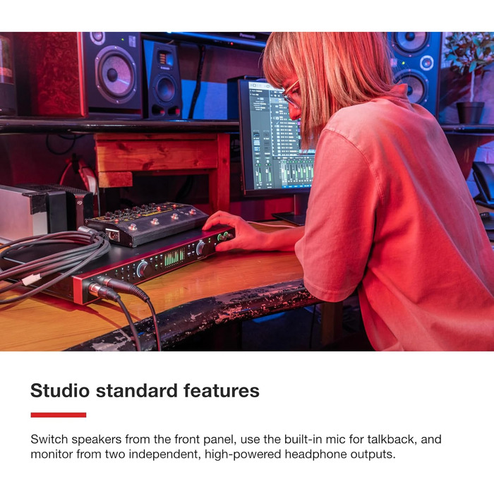 Focusrite Scarlett 4i4 3rd Gen USB Аудіоінтерфейс для гітаристів, вокалістів та продюсерів + ПО
