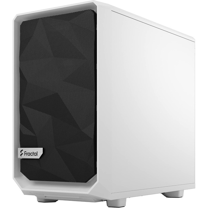 Корпус Fractal Design Meshify 2 Nano White TG Clear Tint, білий, скляна панель, компактний, для ігрових ПК