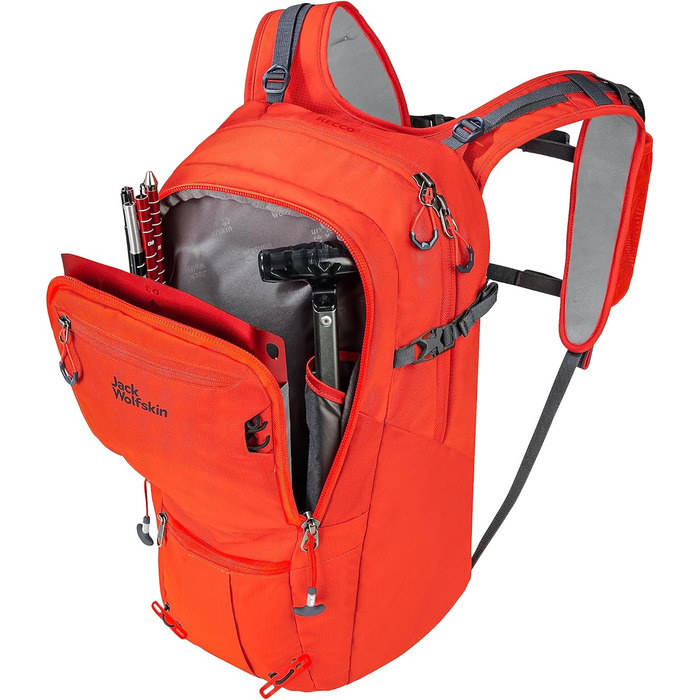 Рюкзак Jack Wolfskin ALPSPITZE PACK 22 літрів, червоний, універсальний розмір