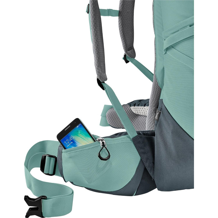 Жіночий туристичний рюкзак Deuter Aircontact Core 45+10 л нефрит-графіт
