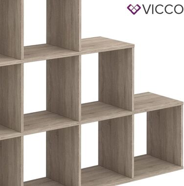 Стелаж Vicco Treppenregal, драбинчастий, дуб сонома, 142.2x107.8 см