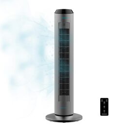 Вентилятор вежний Cecotec EnergySilence 8190 Skyline Ionic, 84 см, з пультом, таймером, іонізатором, мідний двигун, сірий