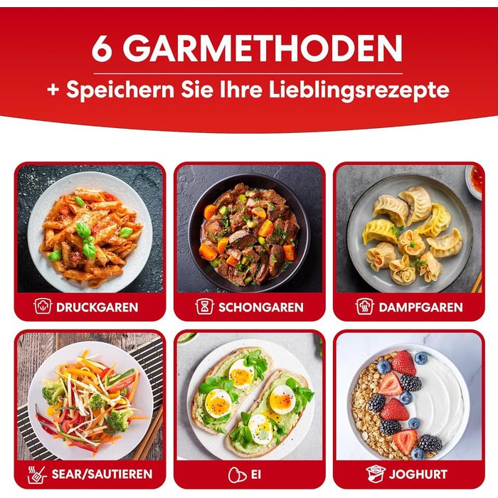 Instant Pot Plus 9-в-1: мультиварка-скороварка, 5.7 л, нержавіюча сталь