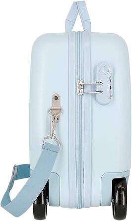 Дитяча валіза Disney Frozen Winter, 38 л, ABS, на 4 колесах, блакитна, 50x38x20 см, ручна поклажа