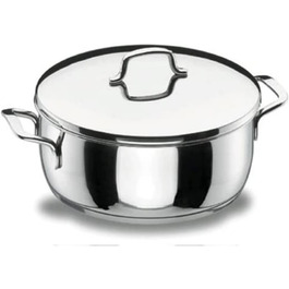 Каструля з кришкою Lacor Gourmet 28 см, нержавіюча сталь