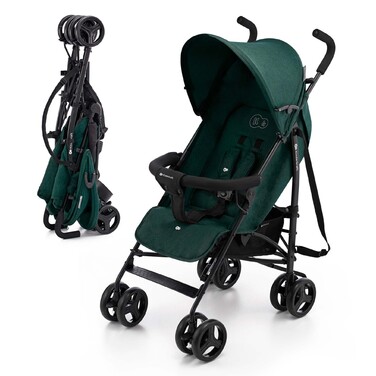 Легка прогулянкова коляска-парасолька Kinderkraft TIK, зелена