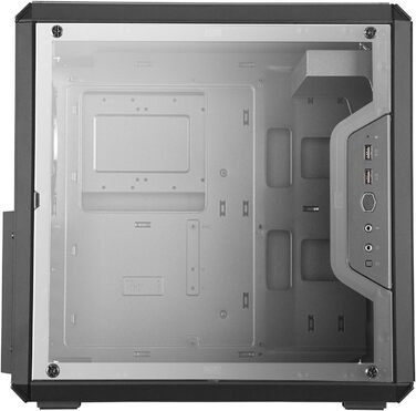 Корпус Cooler Master MasterBox Q500L ATX Mini Tower з прозорою бічною панеллю, організацією кабелів і багатьма варіантами охолодження