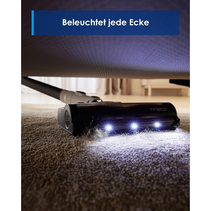 Бездротовий пилосос Tineco A30S 160W, 20000 Па, 60 хв, ручний, 1 л контейнер, ZeroTangle щітка, для підлоги, килимів, шерсті тварин