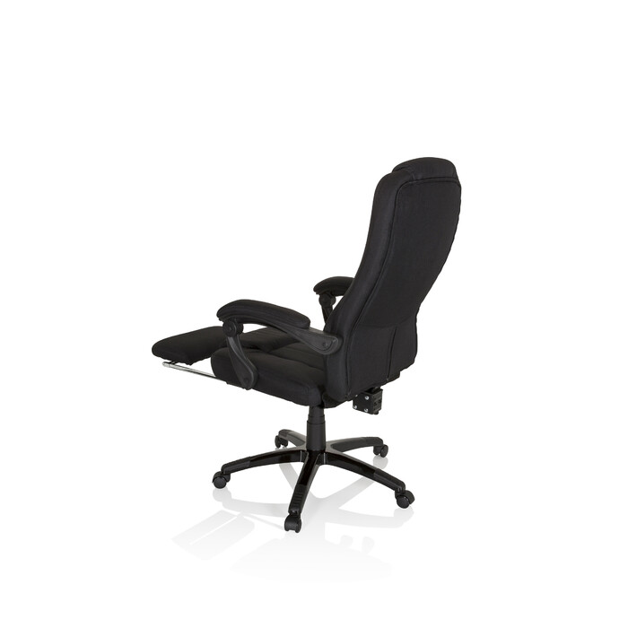 Крісло для керівника RELAX CL190 з підставкою для ніг тканина чорний mybuero