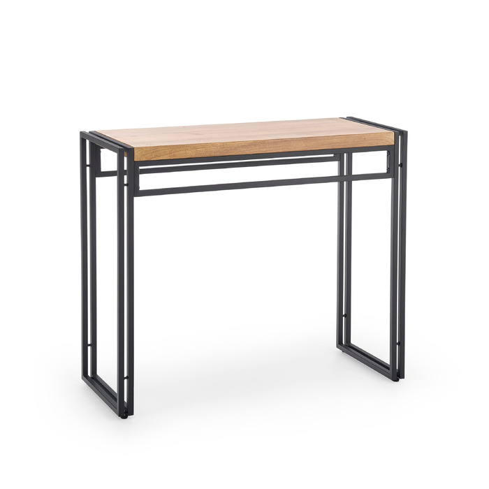 Консольний столик Halmar Bolivar KN1, 90x35x76 см, золотий дуб