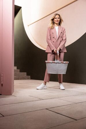 Складана сумка-кошик для покупок reisenthel carrybag twist Sky Rose — водонепроникна та містка