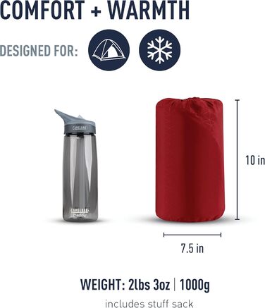 Самонадувний килимок Sea to Summit Comfort Plus S.I Sleep Mat (Regular) — туристичний матрац для сну, 183x51x8 см