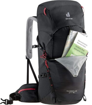 Жіночий туристичний рюкзак Deuter Speed Lite 24 SL, легкий, чорний