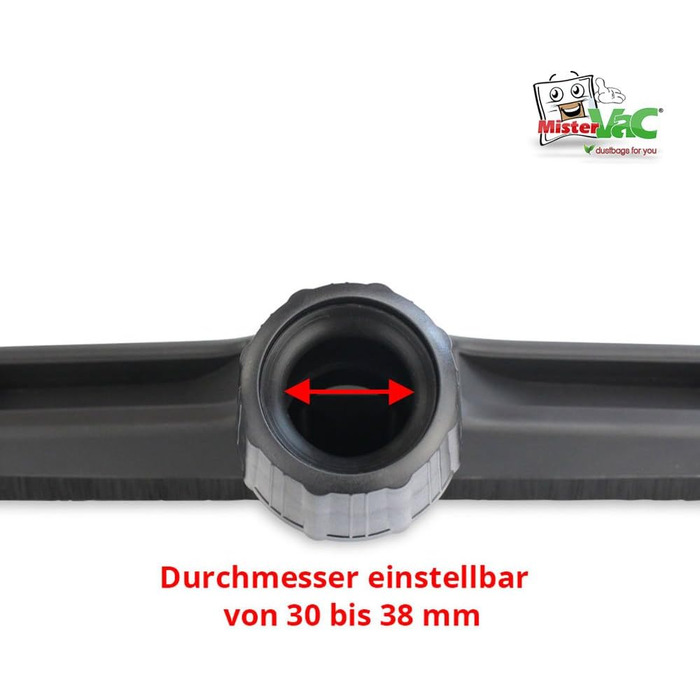 Універсальна насадка-щітка для пилососа MisterVac, сумісна з PROTOOL VCP 450 E-L-M