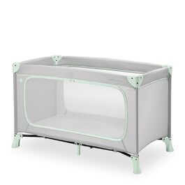 Дитяче дорожнє ліжечко Hauck Dream N Play Plus з сумкою, для немовлят і малюків до 15 кг, складне, м'ятний колір