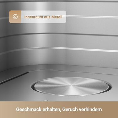 Аерофритюрниця Mova AeroChef FD10 Pro на 6 літрів, безмасляна фритюрниця з конвекцією повітря та металевою чашею