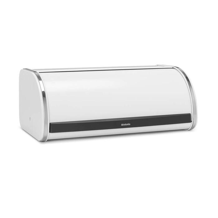 Контейнер для хліба Brabantia Rollbrotkasten з матової сталі, білий, великий