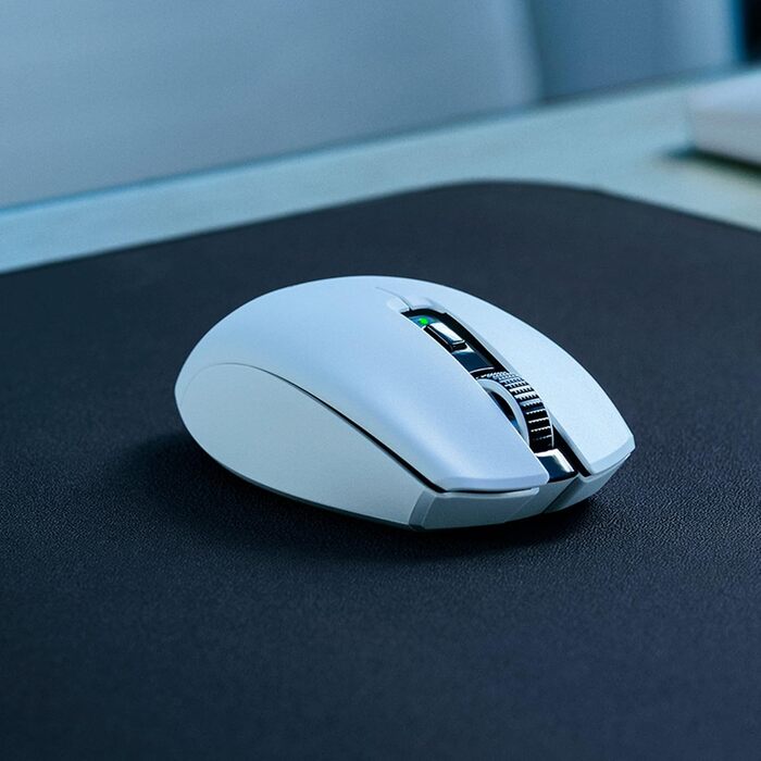 Ігрова бездротова миша Razer Orochi V2 HyperSpeed та Bluetooth, оптичний сенсор 18K DPI, 60 г, біла