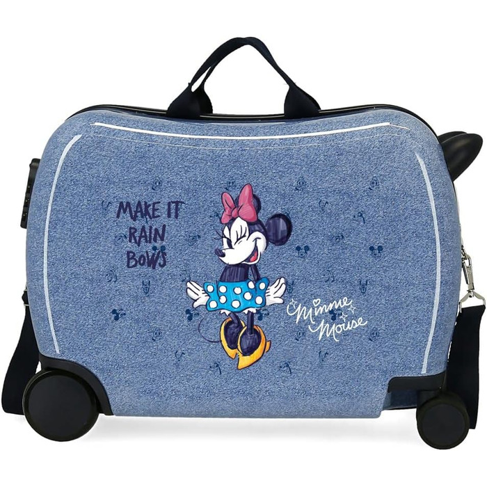 Дитяча валіза Disney Minnie Make It Rain Bows, синя, універсальна