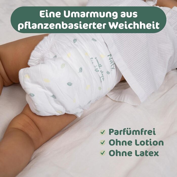 Екологічні підгузки для немовлят Naty BioEmbrace, розмір 4 (7–18 кг), 88 шт