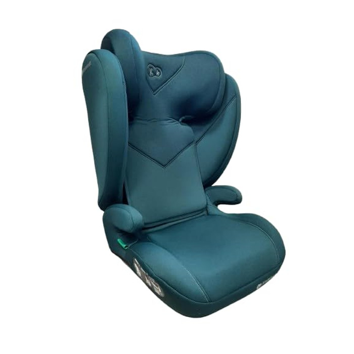 Дитяче автокрісло Kinderkraft I-SPARK 2 PRO (100-150 см), 2в1, i-Size, чорне/зелене