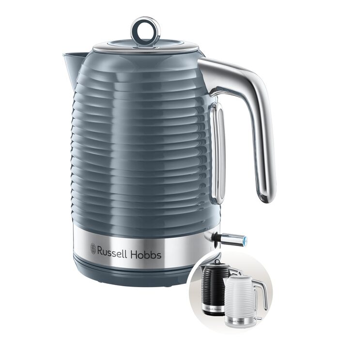 Тостер Russell Hobbs Inspire на 2 тости, нержавіюча сталь, з підставкою для булочок, 6 режимів, розморожування та підігрів 24373-56