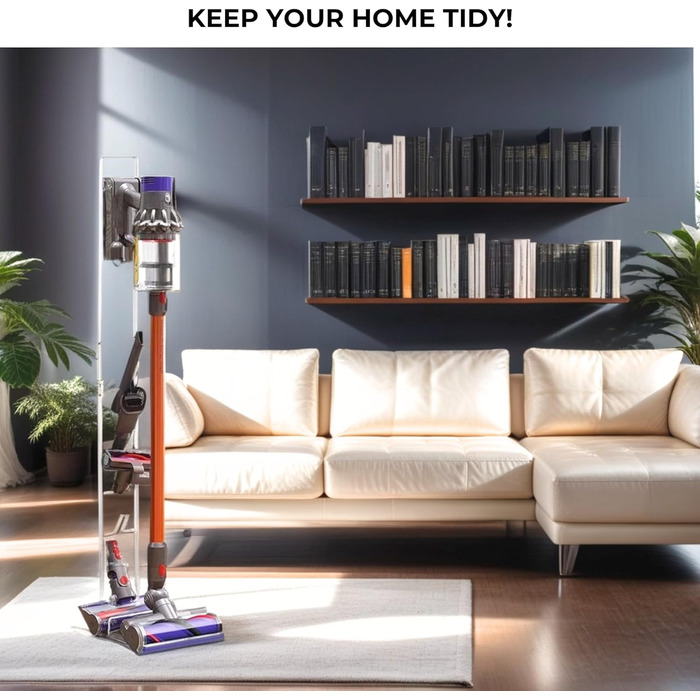 Підставка для акумуляторного пилососа Dyson V15, V12, V11, V10, V8, V7, V6 – Органайзер для аксесуарів MORANGO (S9313)