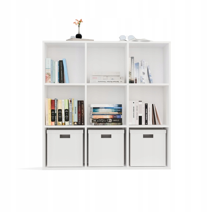 Стелаж TopEshop 110,5 см x 110,5 см x 30 см, білий